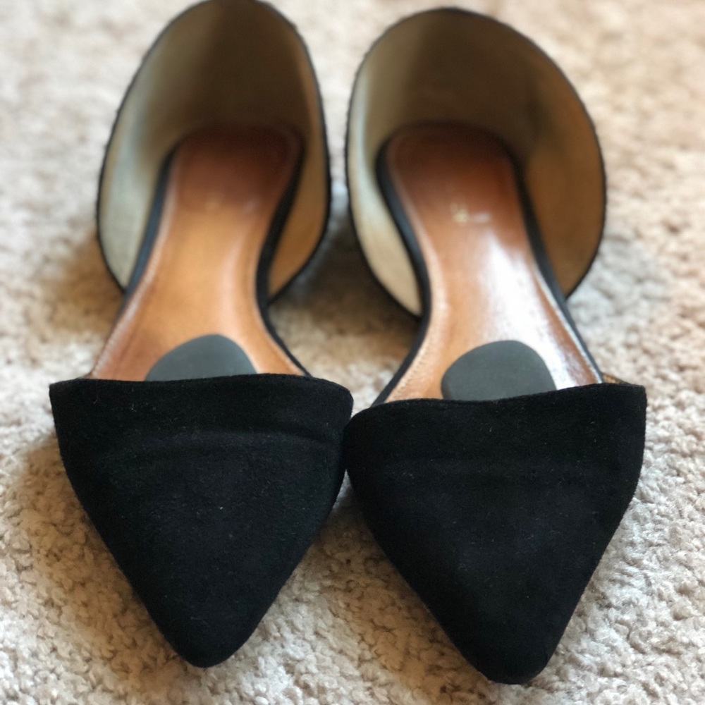 NORDSTROM’s Halogen Nubuck Pointed Toe Flats - 8M